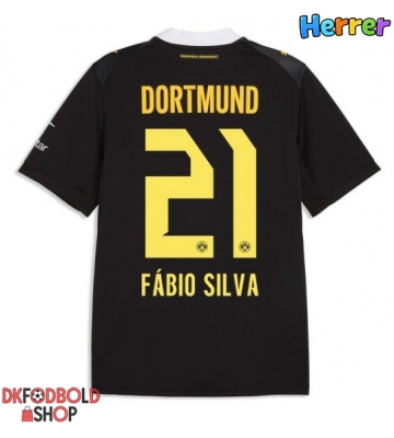 Borussia Dortmund Fabio Silva #21 Udebanetrøje 2026-27 Kort ærmer Borussia Dortmund Fabio Silva #21 Udebanetrøje 2026-27 Kort ærmer